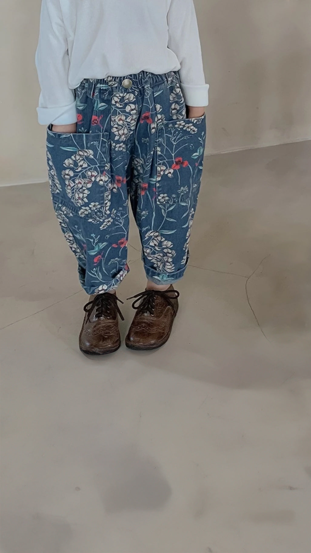 Flora Denim Pants
